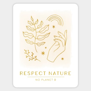 Respect Nature Sticker